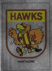1991 Select AFL Stickers #139 Hawthorn Hawks Front